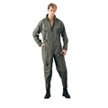 Adult Olive Drab Long Sleeve Flightsuit (5XL)